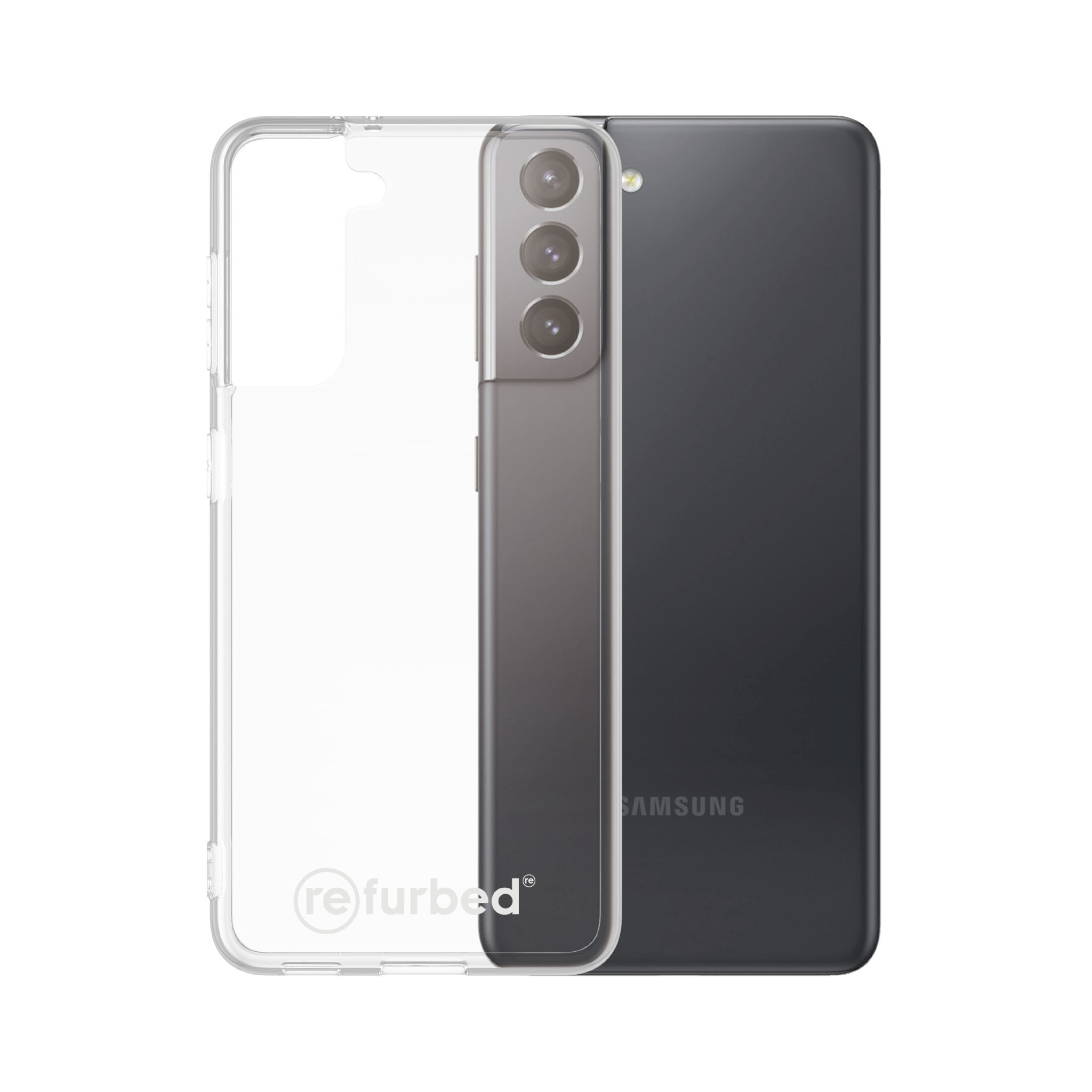 Nachhaltige Handyhülle Refurbed Samsung Galaxy S21 5G transparent