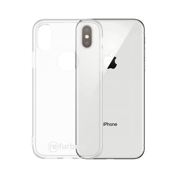 Hållbart mobilskal Refurbed | iPhone X/XS | genomskinlig