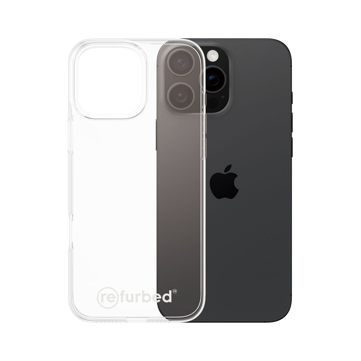 Nachhaltige Handyhülle Refurbed iPhone 16 Pro Max transparent