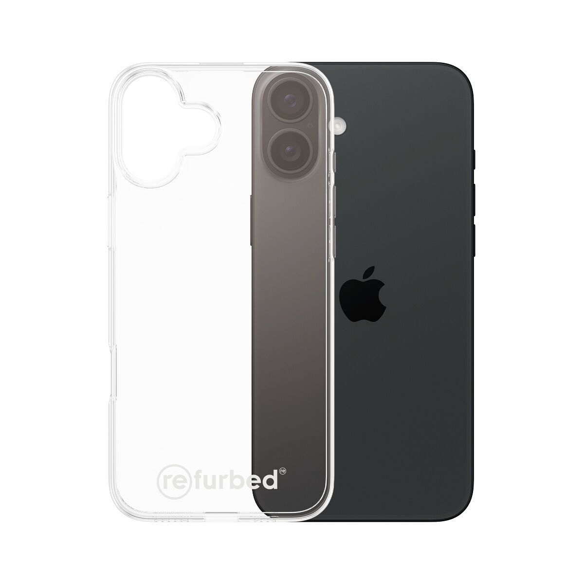 Duurzaam telefoonhoesje Refurbed | iPhone 16 Plus | transparant