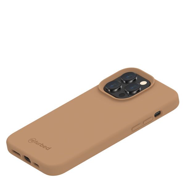 Silicone MagSafe compatibel telefoonhoesje | iPhone 14 | bruin 3