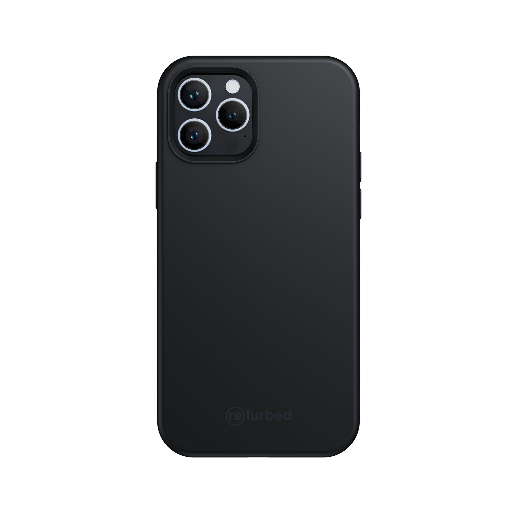 Silikon MagSafe kompatible Telefonhülle iPhone 12 Pro Max schwarz
