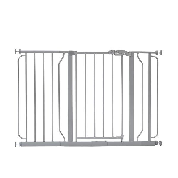 Regalo ekstra szeroka bramka zabezpieczająca na schody | platynowa | platynowy, image 1 of 3