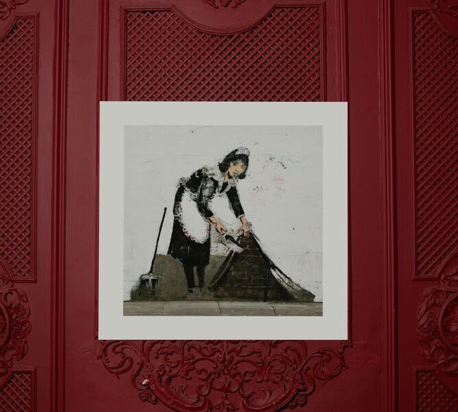 Regents park Road - Banksy 40 x 40 cm | multicolored, image 1 of 4