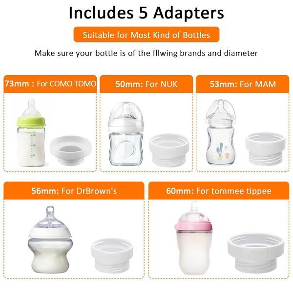 Liropau Reiseflaschenwärmer Baby | white 3