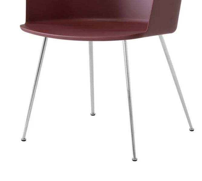 Rely HW33 armchair plastic metal reddish brown | red, image 2 of 2