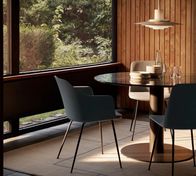 Rely armchair with armrests black | black, image 2 of 4