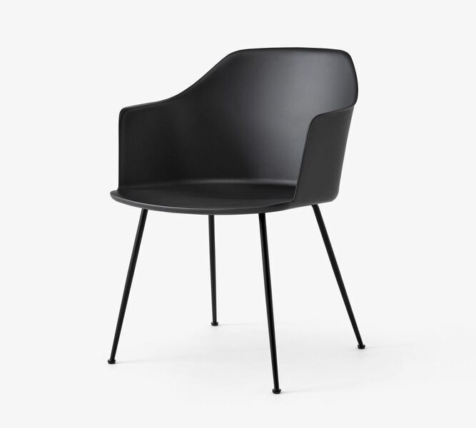 Rely armchair with armrests black | black, image 1 of 5
