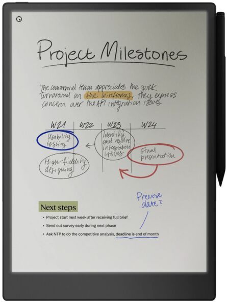 reMarkable Paper Pro | Paper Tablet | black | Marker Plus 1