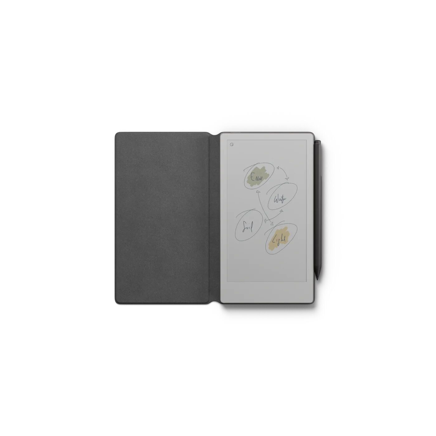 reMarkable Paper Pro Move | Paper Tablet | zilver | Book Folio Mosaic Weave Basalt | Marker Plus