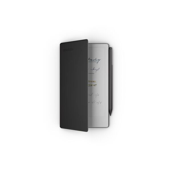 reMarkable Paper Pro Move | Paper Tablet | silber | Book Folio Premium leather black | Marker Plus 2