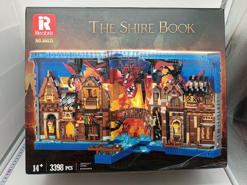 Reobrix Bausteinset 66035 - The Shire Book, kompatibel mit LEGO | mehrfarbig 1