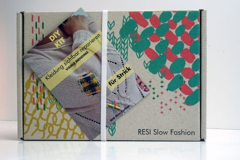 RESI Slow Fashion - DIY KIT Visible Mending für Strick | Set 1