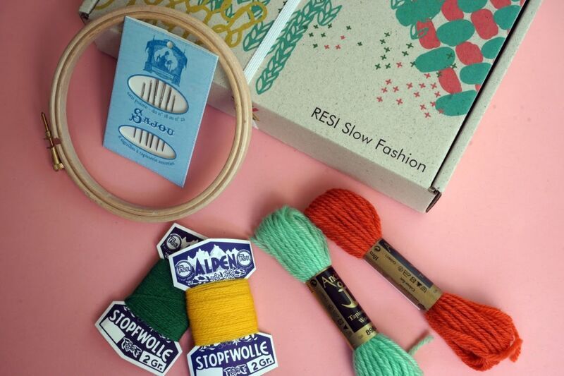 RESI Slow Fashion - DIY KIT Visible Mending für Strick | Set 2