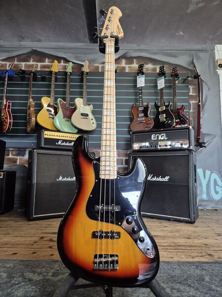 Revelation RBJ-67 3-Tone Sunburst 2019 Electric Bass Guitar | sunburst, image 1 of 5