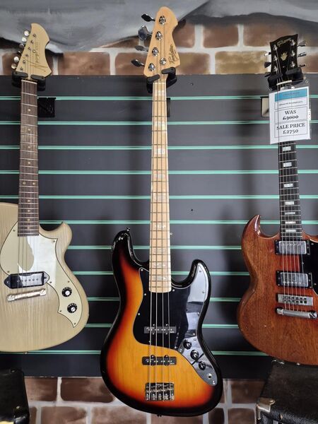 Revelation RBJ-67 3-Tone Sunburst 2019 Electric Bass Guitar | sunburst, image 2 of 5