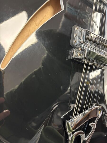 Rickenbacker 360/12 Jetglo 1997 Semi-Hollow 12 String Electric Guitar | Original, image 3 of 5