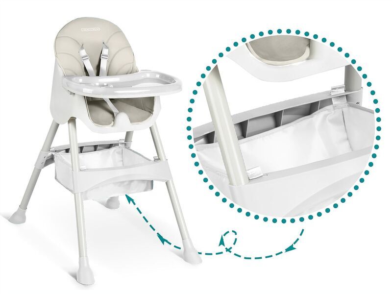 Ricokids 3in1 high chair | grey, image 5 of 5