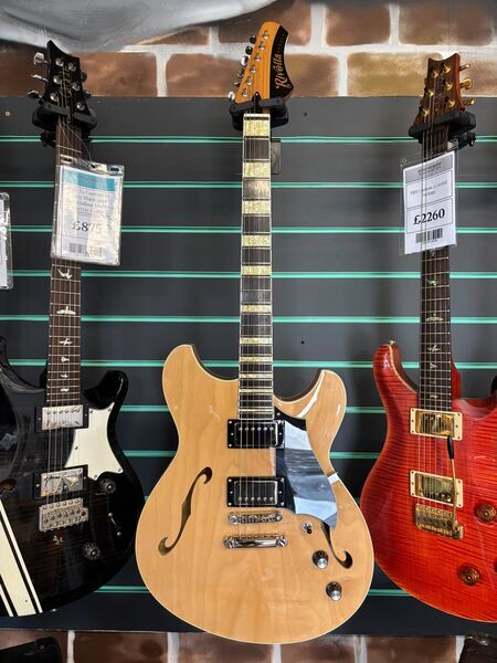 Rivolta Regatta VII Gloss Natural Semi-Hollow Electric Guitar | Gloss Natural, image 2 of 5