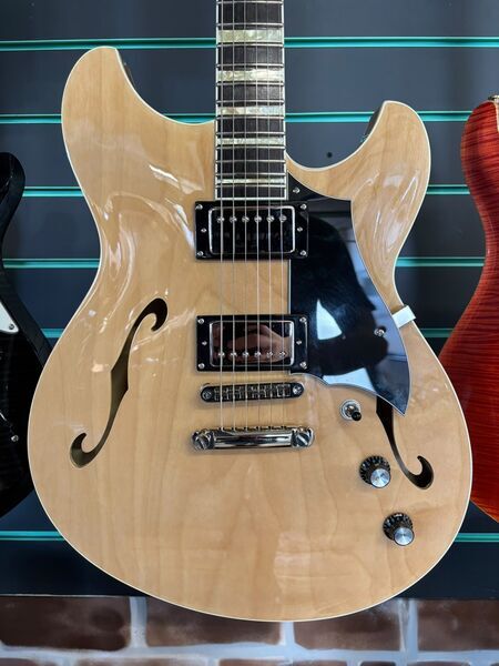 Rivolta Regatta VII Gloss Natural Semi-Hollow Electric Guitar | Gloss Natural, image 3 of 5