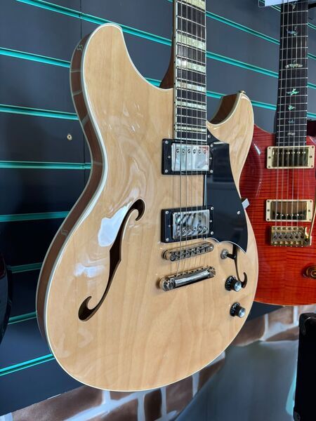Rivolta Regatta VII Gloss Natural Semi-Hollow Electric Guitar | Gloss Natural, image 5 of 5