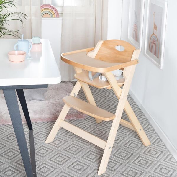 Roba Klapphochstuhl mit Essbrett | braun 2