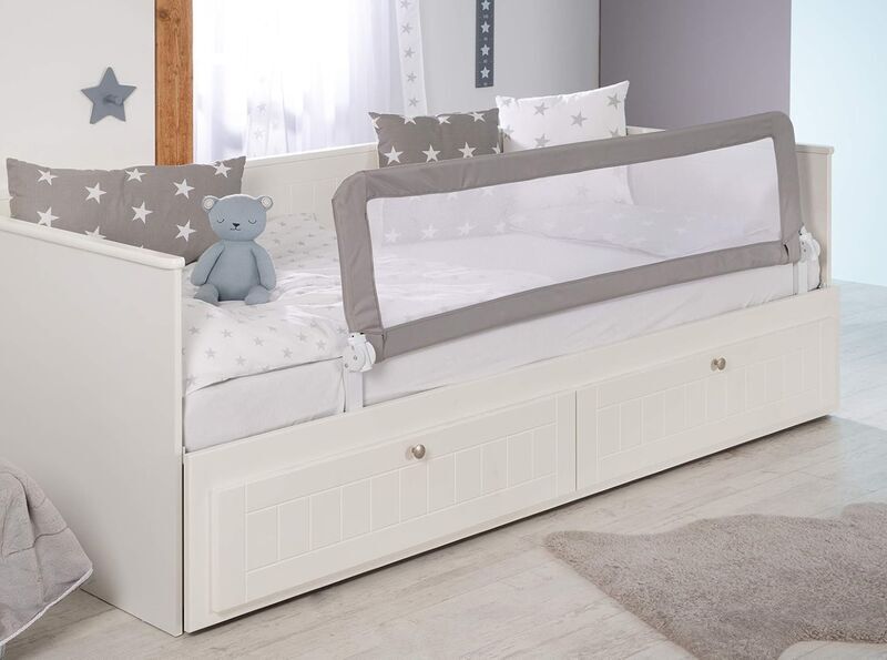 Roba Klipp-Klapp Bettgitter | grau 2