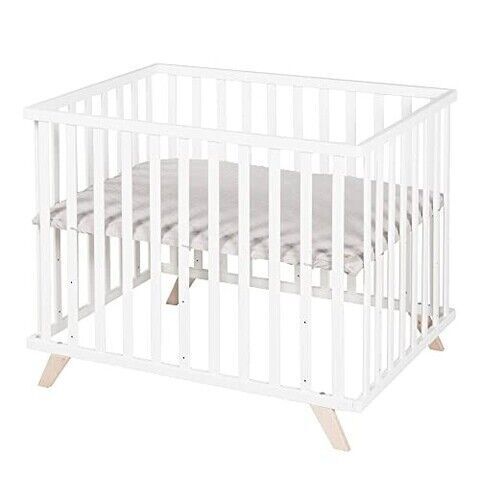 Roba dječja ogradica 100 x 75 cm | bijela 1