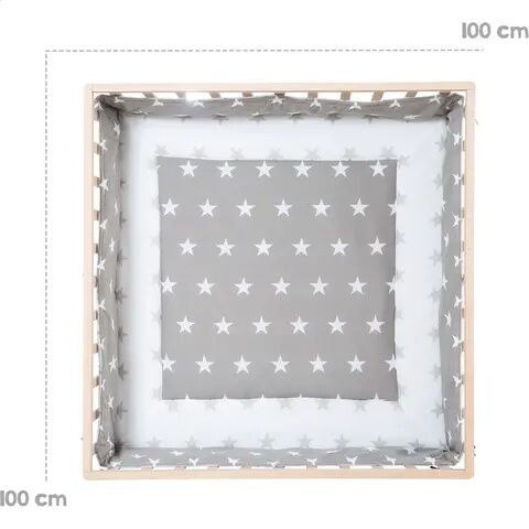 Roba Little Stars Laufgitter 100 x 100 cm | braun 4