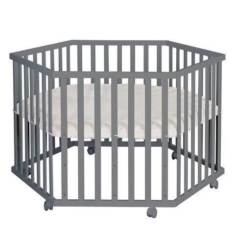 Roba Luxe Laufgitter 6-eckig | grau 1