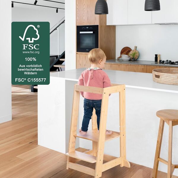 Roba Montessori učebná veža Bambus | Braun, image 3 of 3