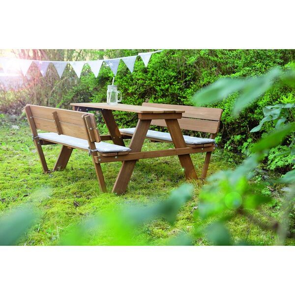Roba Outdoor Sitzgruppe Picknick | Braun 2