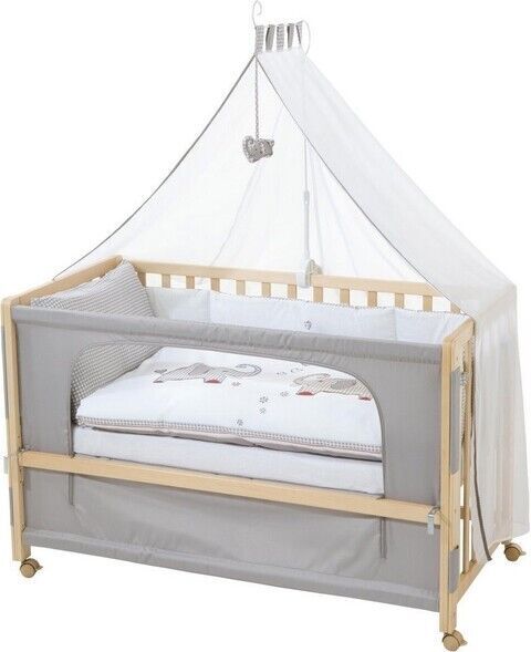 Roba Room Bed Jumbotwins Beistellbett | braun 3