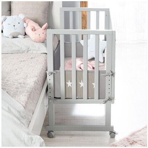 Roba Safe Asleep Little Stars Stuben- & Beistellbett | gray 5