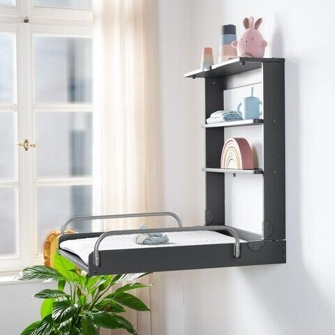 Roba Wandwickelregal + Wickelauflage Roba Style | gray 2