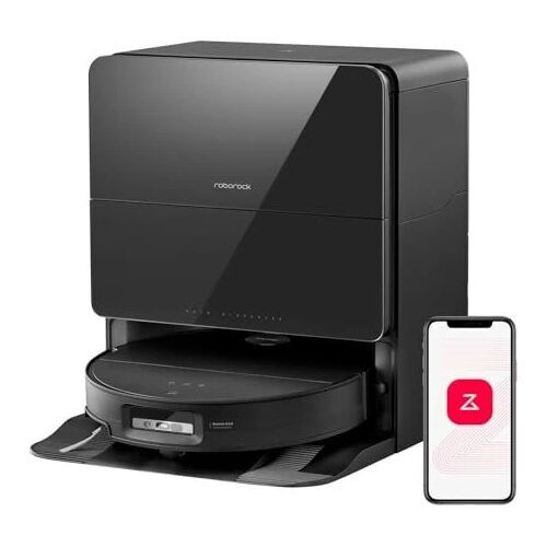Roborock Saros 10 Staubsaugerroboter mit Wischfunktion inkl. Absaugstation schwarz
