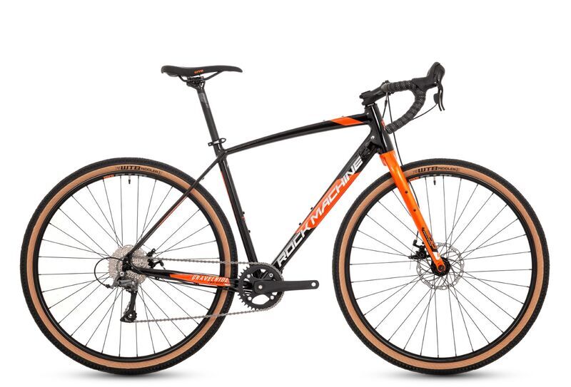 Rock Machine Gravelride 200 (2023) | Diamant | schwarz/orange | 28" | 54 cm 1