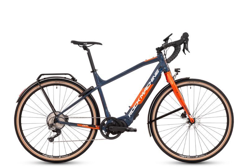 Rock Machine Gravelride INT e500 Touring (2023) | Diamant | dunkelblau/orange | 29" | 45 cm | < 100 km 1
