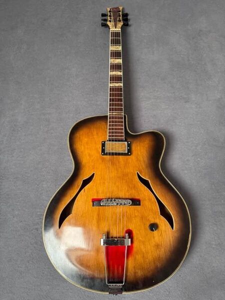 Rodebald Hoyer Thinline Archtop Guitar 1960s | Goldfoil, image 2 of 5