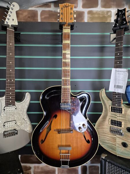 Roger Guitar Junior Cut Away Sunburst 1959 Hollow Body Electric Guitar | sunburst, image 2 of 5