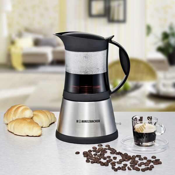 Rommelsbacher Espressokocher EKO 376/G | silber/schwarz 4