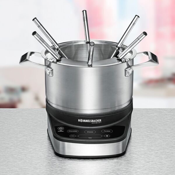 Rommelsbacher Fondue Set F 1200 | silber/schwarz 3
