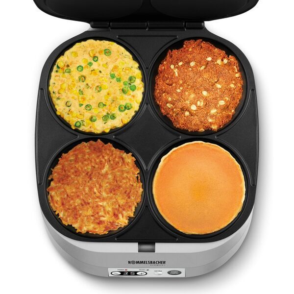 Rommelsbacher Pancake Maker PC 1800 Pam | silber 2