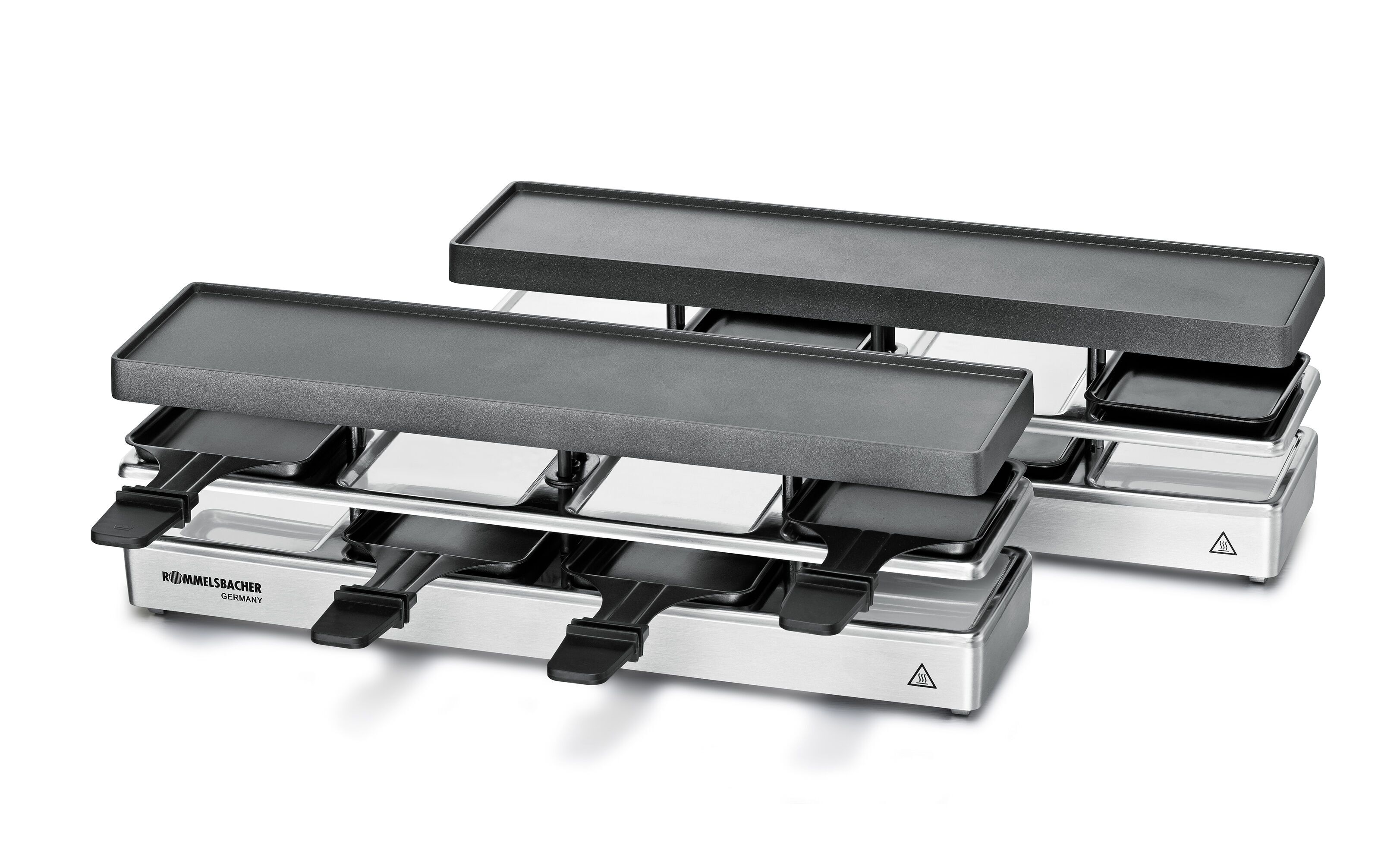 Rommelsbacher Raclette Grill RC 1600 silber/schwarz