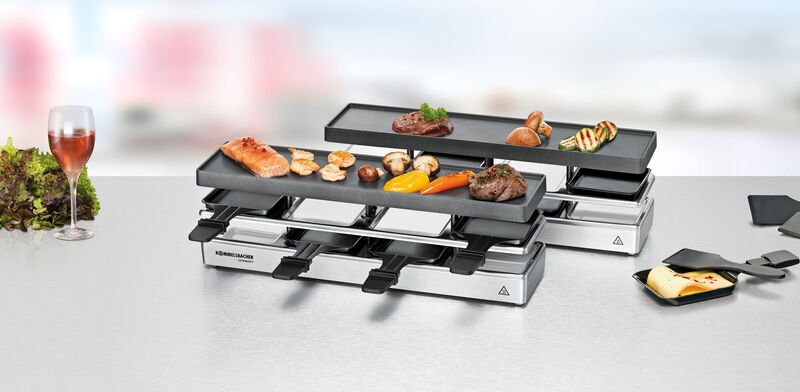 Rommelsbacher Raclette grill RC 1600 | silver/black 3