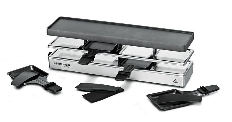 Rommelsbacher Raclette grill RC 800 | silver/black