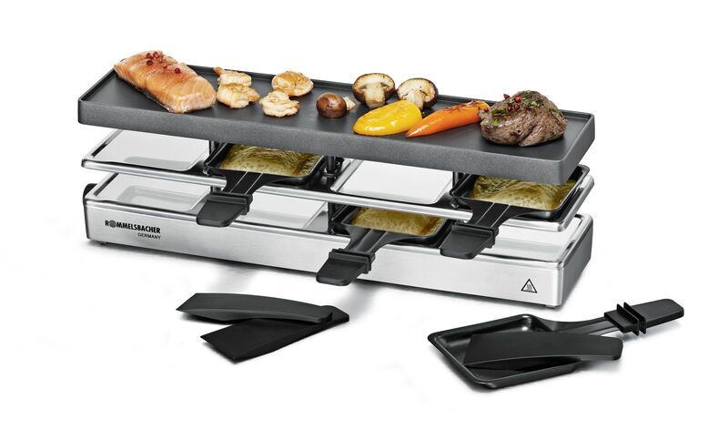 Rommelsbacher Gril à raclette RC 800 | argent/noir 2