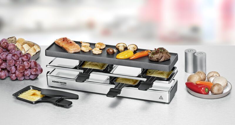 Rommelsbacher Raclette grill RC 800 | silver/black 3