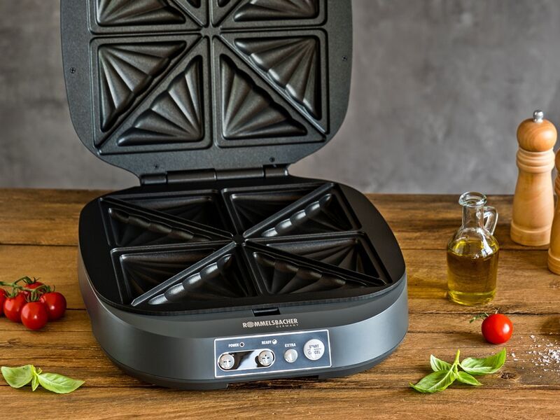 Rommelsbacher Sandwich Maker ST 1800 Sam | grau 5