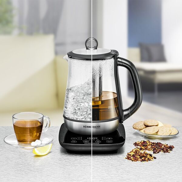 Rommelsbacher Tea and water boiler TA 2000 | black/silver 3